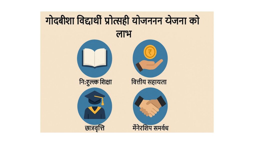 Godabarisha Vidyarthi Protsahana Yojana के लाभ
