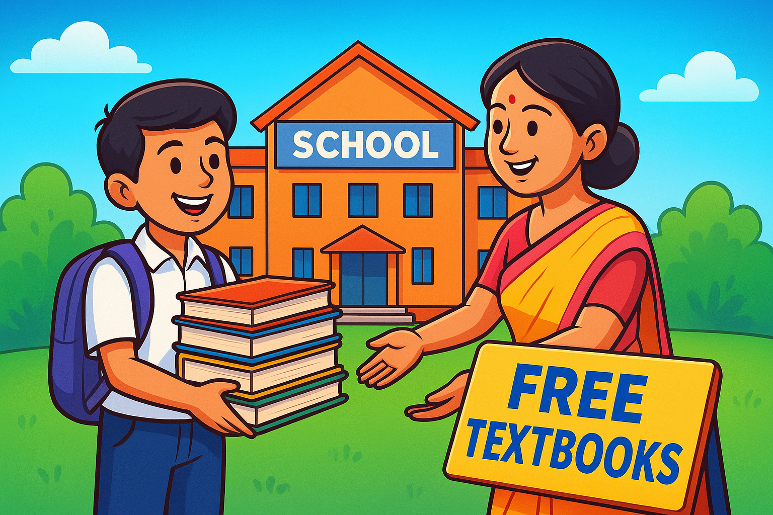 Delhi Free Supply of Text Books Yojana