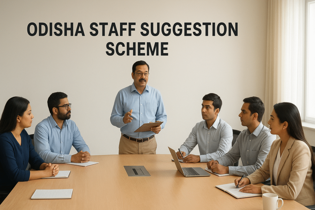 Odisha Staff Suggestion Scheme का कार्यान्वयन