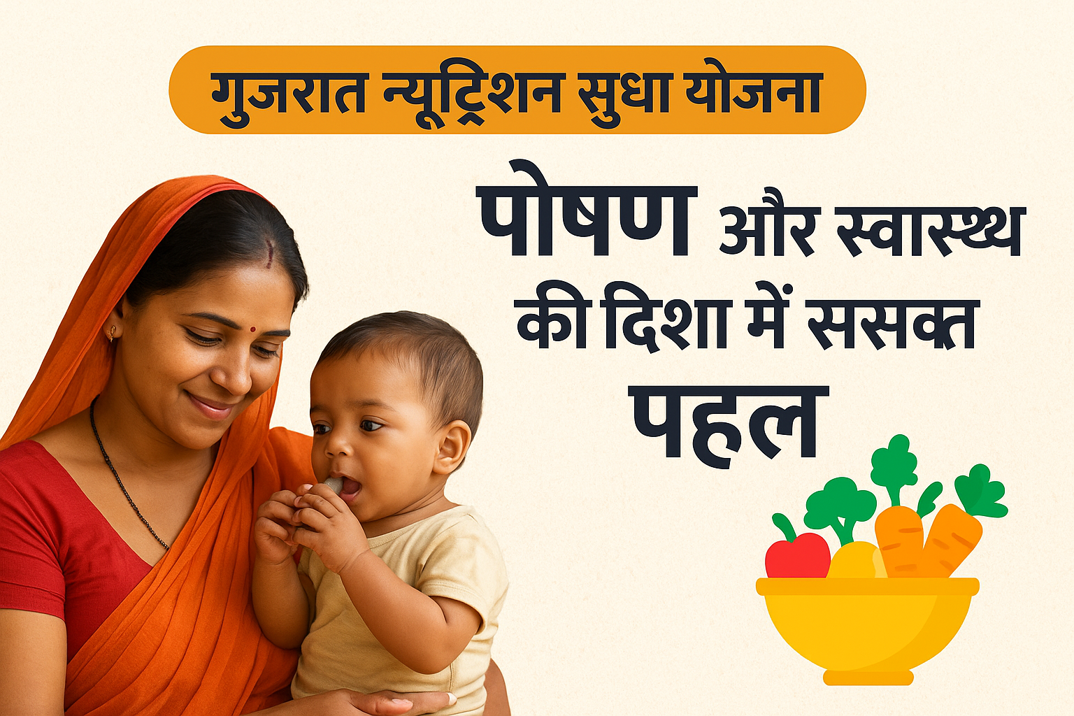 Gujarat Nutrition Sudha Yojana पोषण और स्वास्थ्य की दिशा में सशक्त पहल