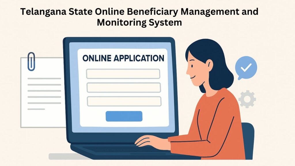 Telangana State Online Beneficiary Management and Monitoring System पोर्टल पर ऑनलाइन आवेदन कैसे करें?