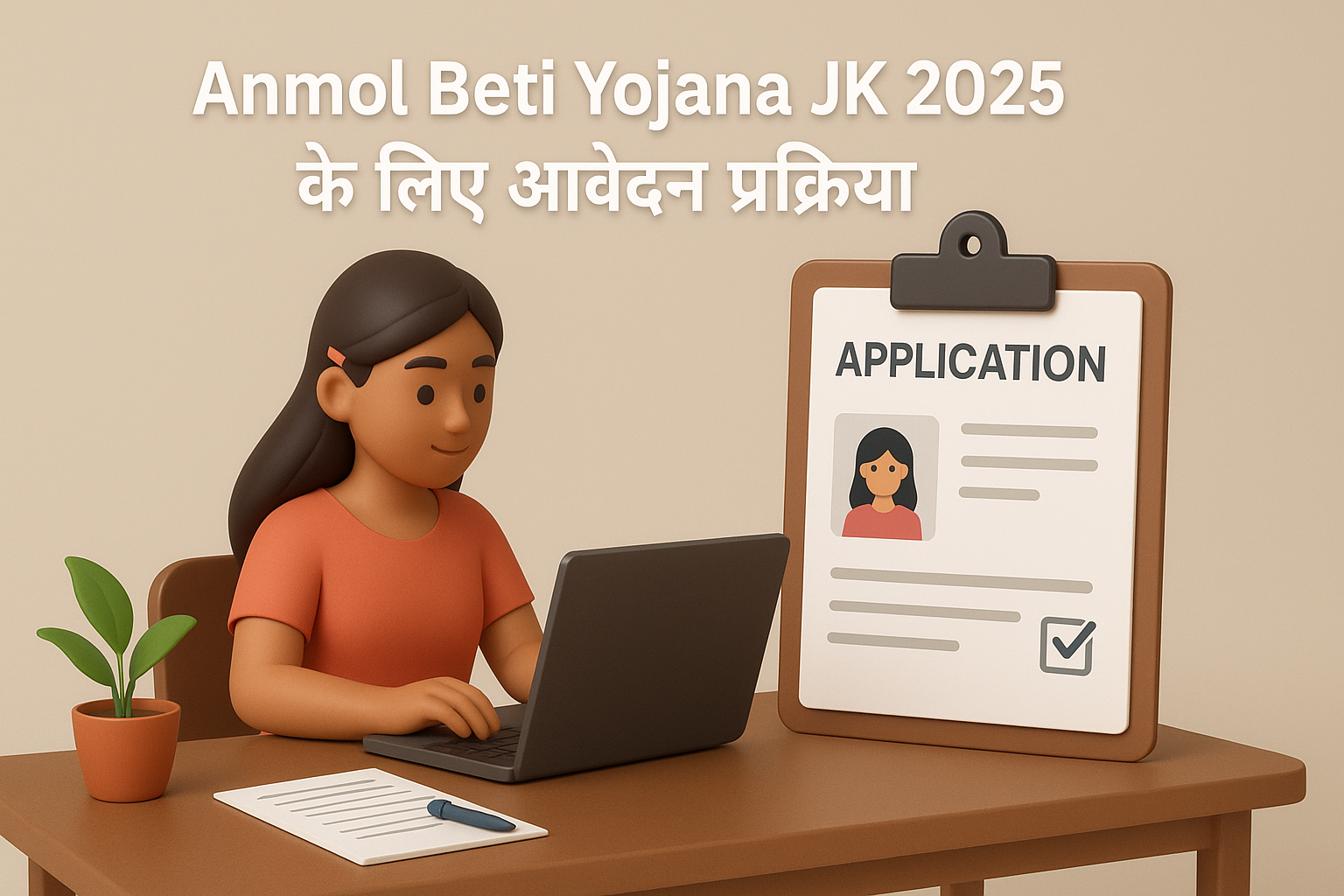 Anmol Beti Yojana JK 2025 के लिए आवेदन प्रक्रिया