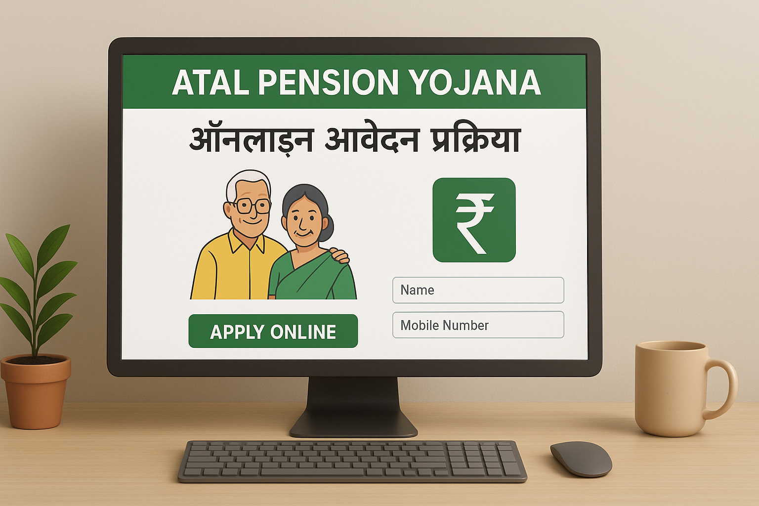 Atal Pension Yojana ऑनलाइन आवेदन प्रक्रिया