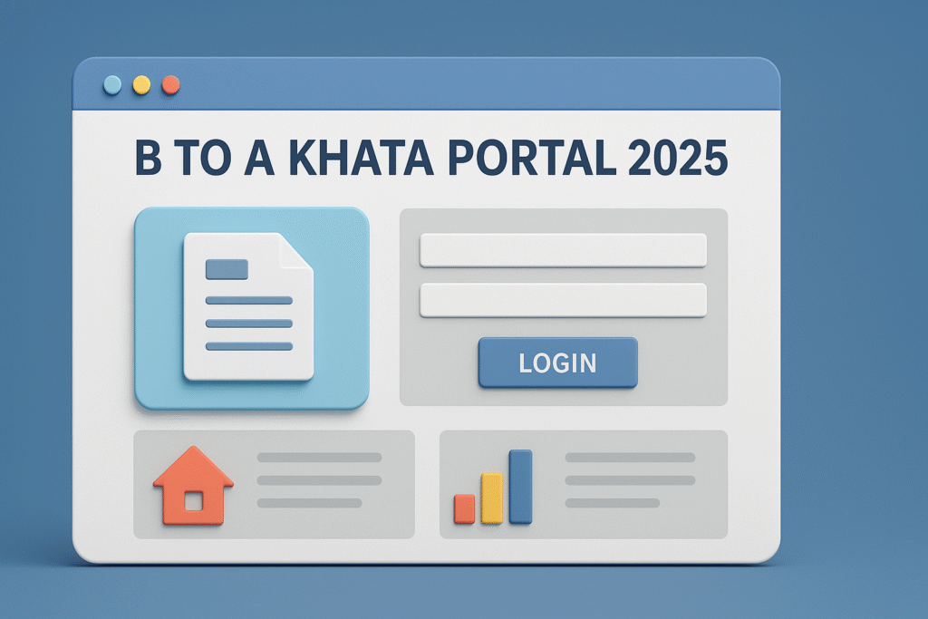 B to A Khata Portal 2025