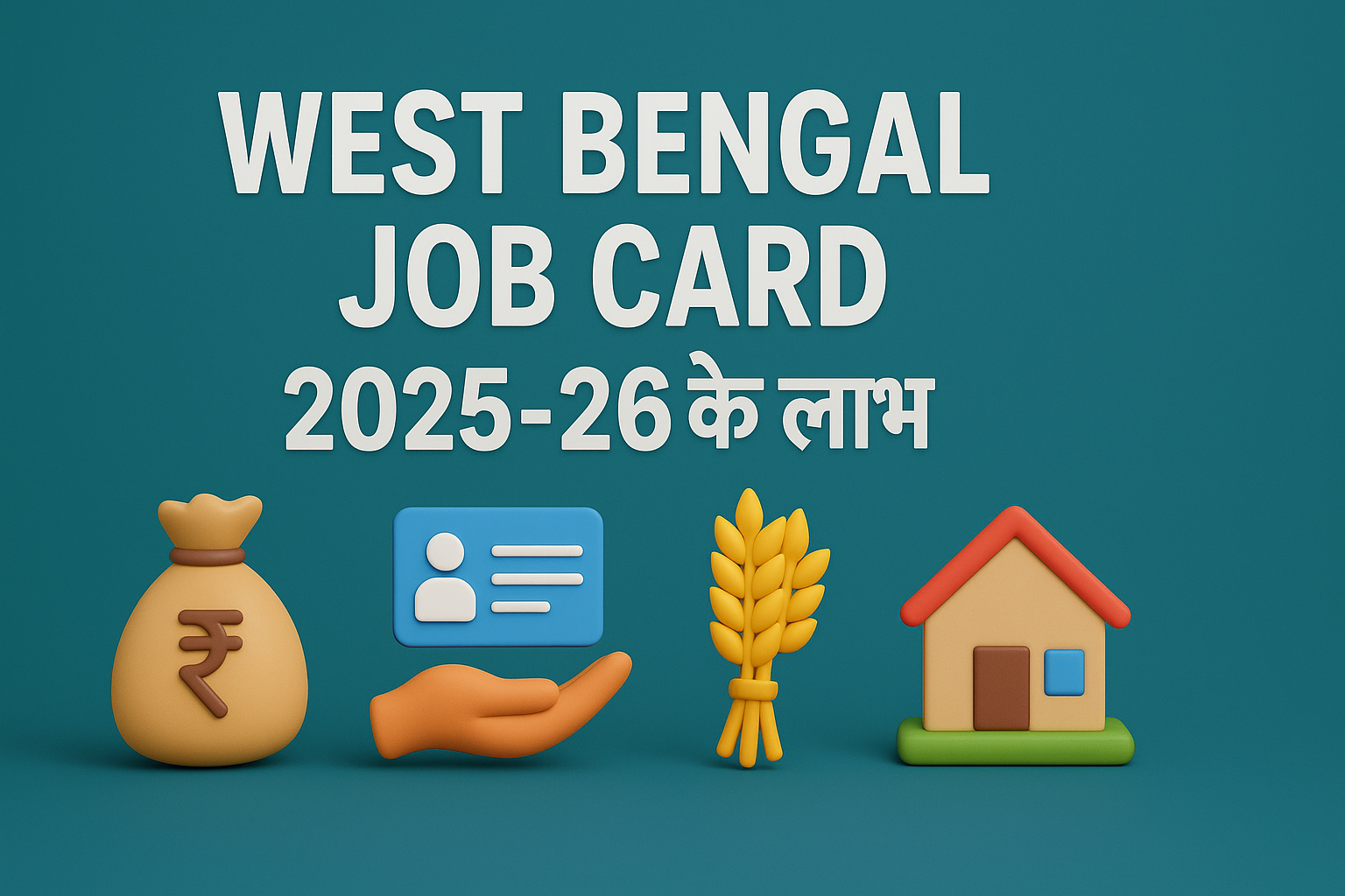 West Bengal Job Card 2025-26 के लाभ
