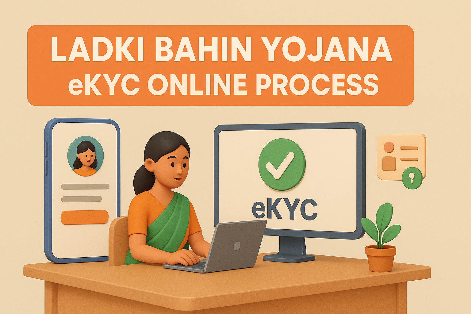 Ladki Bahin Yojana eKYC Online Process