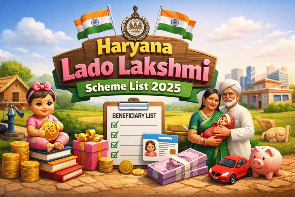 Haryana Lado Lakshmi Scheme List 2025