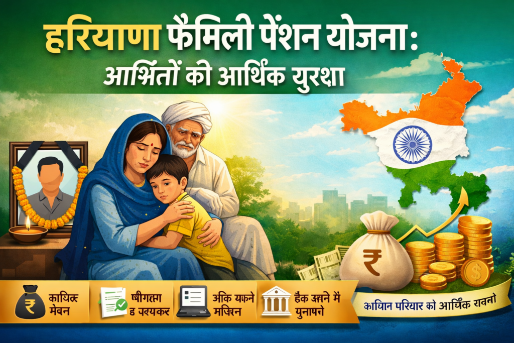 Haryana Family Pension Yojana आश्रितों के लिए आर्थिक सुरक्षा