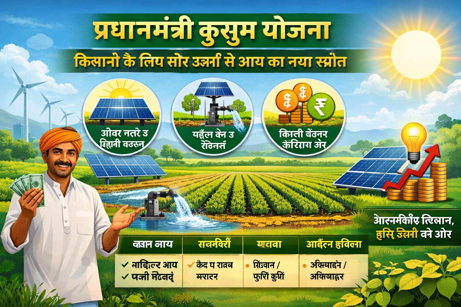 Prime Minister Kusum Yojana किसानों के लिए सौर ऊर्जा से आय का नया स्रोत
