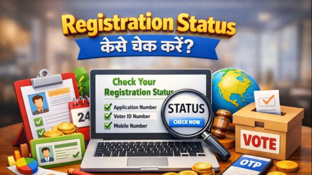 Registration Status कैसे चेक करें?