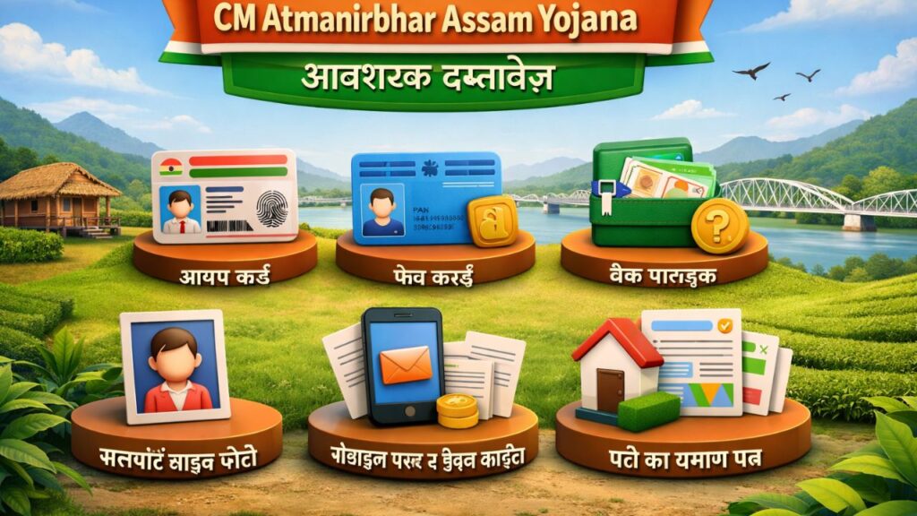 CM Atmanirbhar Assam Yojana आवश्यक दस्तावेज़