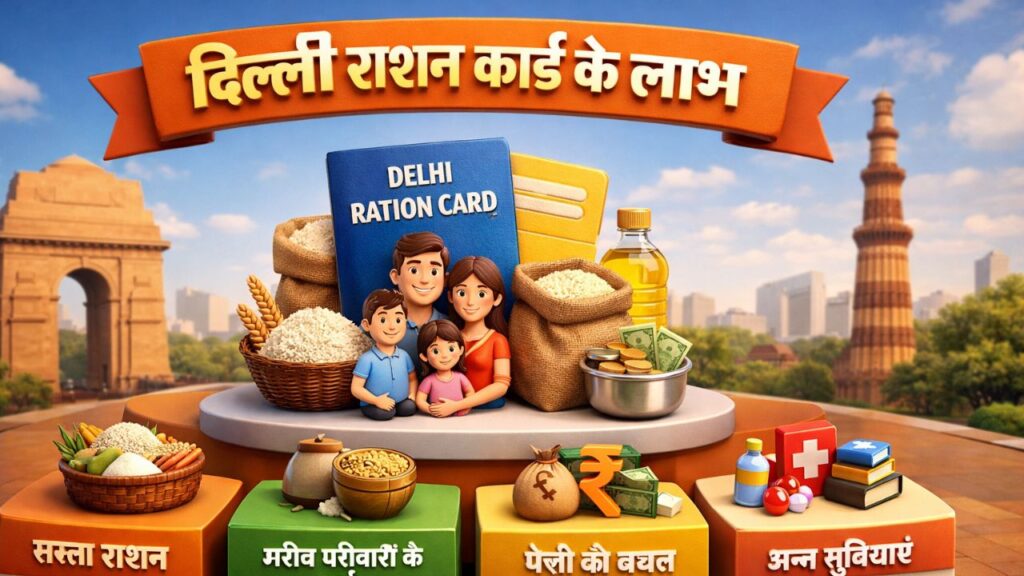 Delhi Ration Card के लाभ