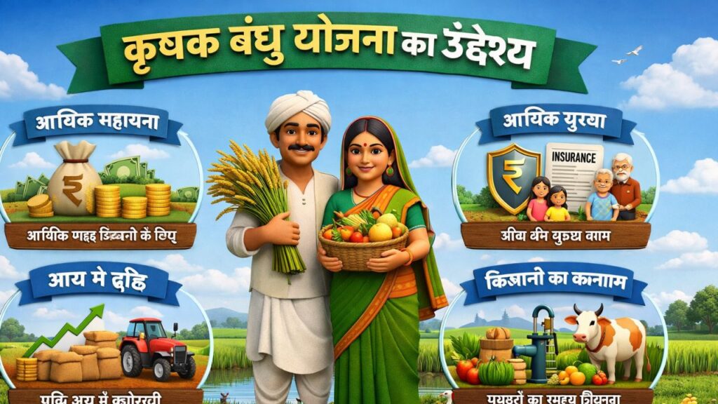 Krishak Bandhu Scheme का उद्देश्य