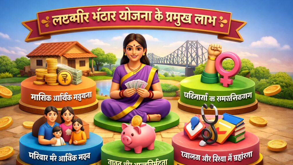 Lakshmir Bhandar Scheme के प्रमुख लाभ