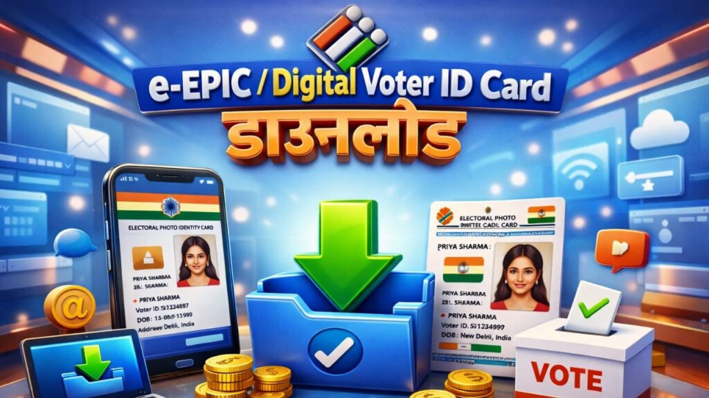 e-EPIC / Digital Voter ID Card कैसे डाउनलोड