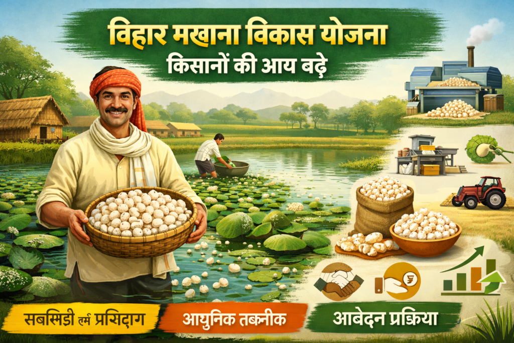 Bihar Makhana Vikas Yojana किसानों की आय बढ़ाने की नई पहल