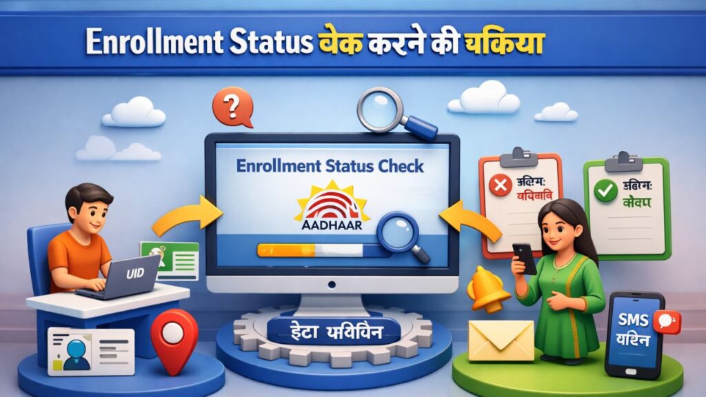Enrollment Status चेक करने की प्रक्रिया