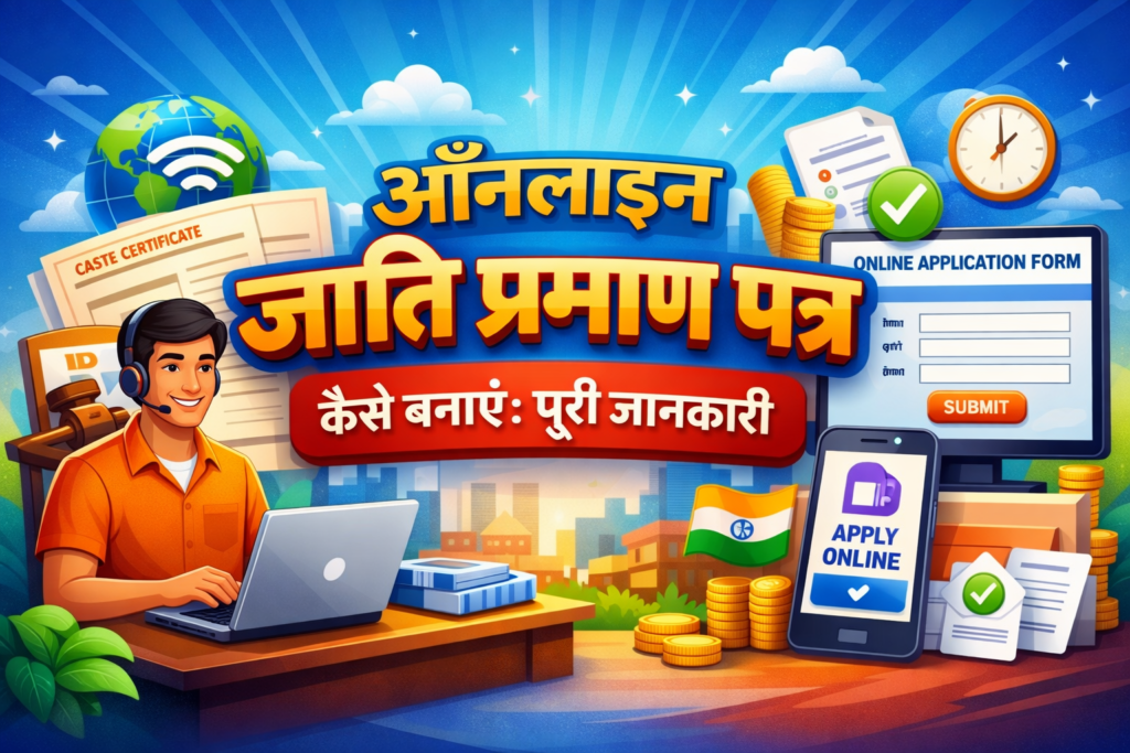 How to Apply for Caste Certificate Online पूरी जानकारी पूरी जानकारी