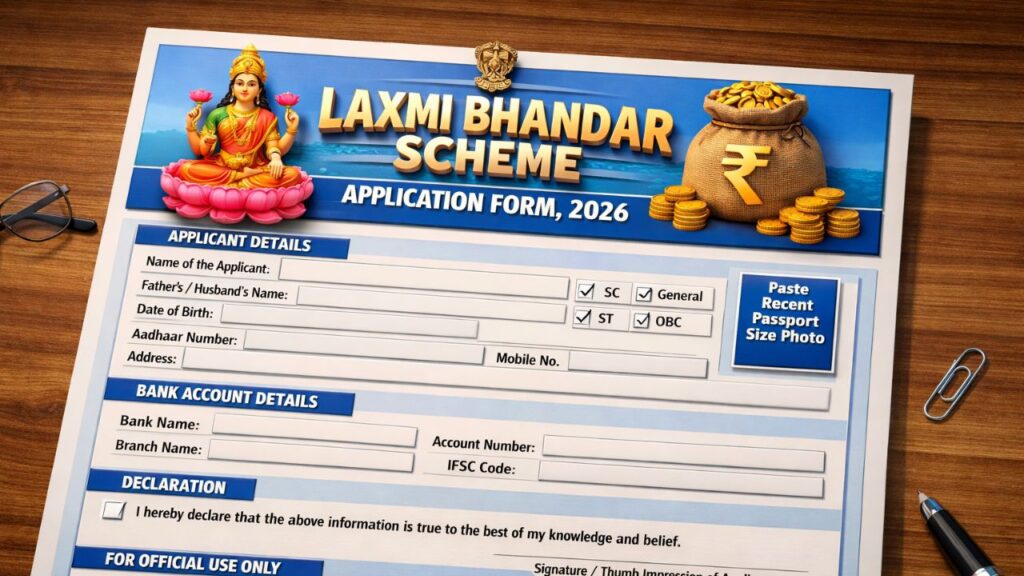 Laxmi Bhandar Form PDF 2026