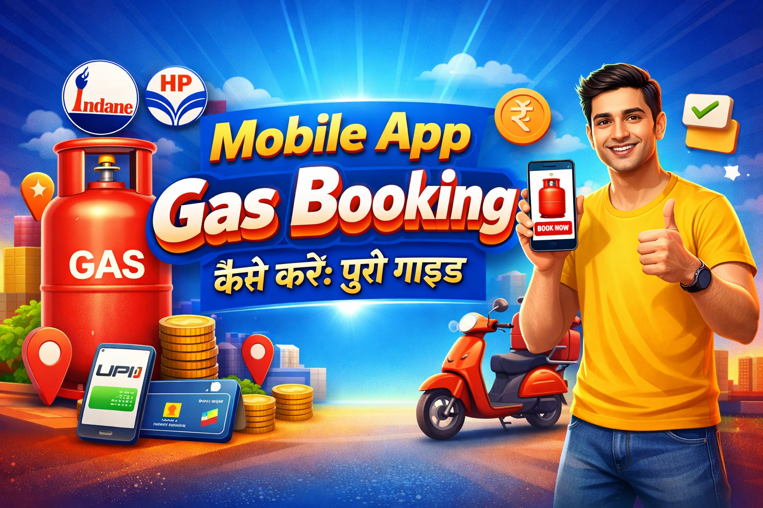 Mobile App Gas Booking कैसे करें पूरी गाइड