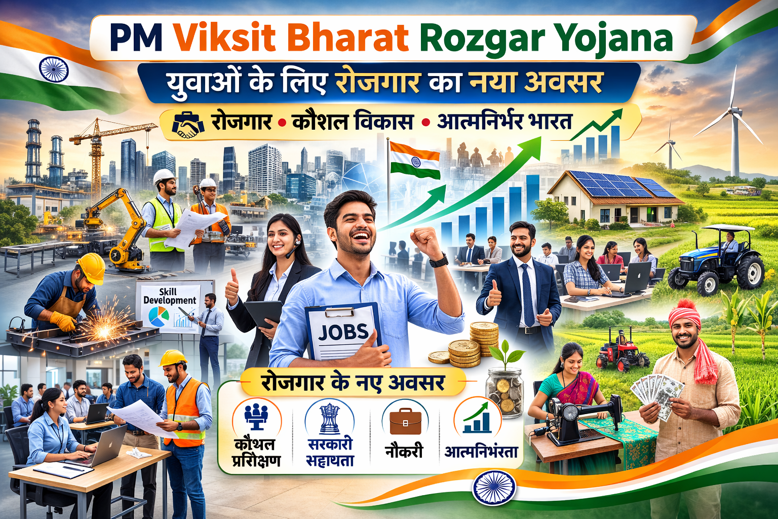 PM Viksit Bharat Rozgar Yojana युवाओं के लिए रोजगार का नया अवसर