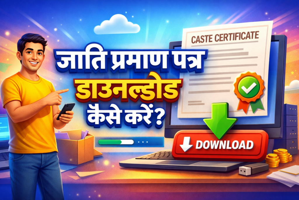 जाति प्रमाण पत्र डाउनलोड कैसे करें
