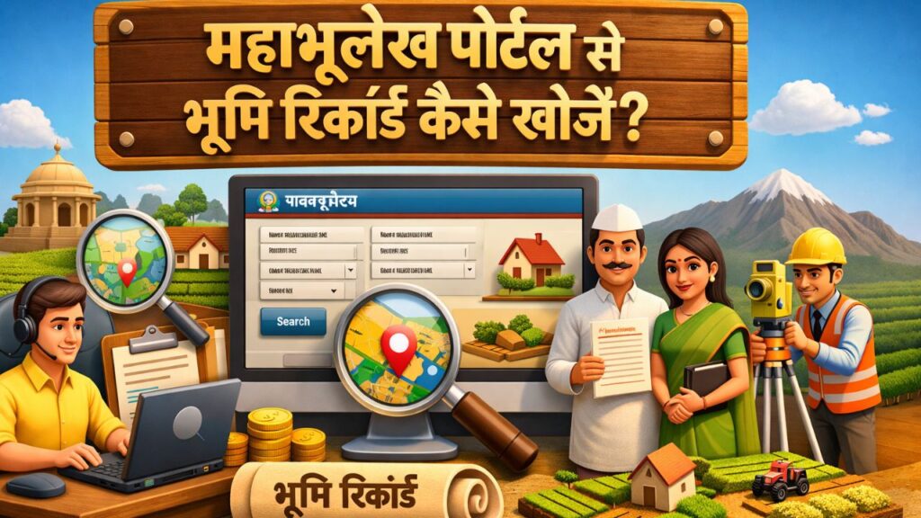 महाभूलेख पोर्टल से भूमि रिकॉर्ड कैसे खोजें